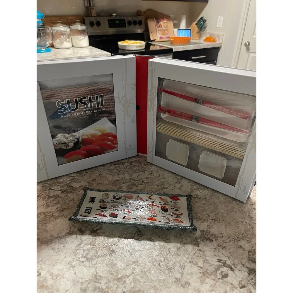 Sushi At Home Kit‎ with Japanese Menu Plate